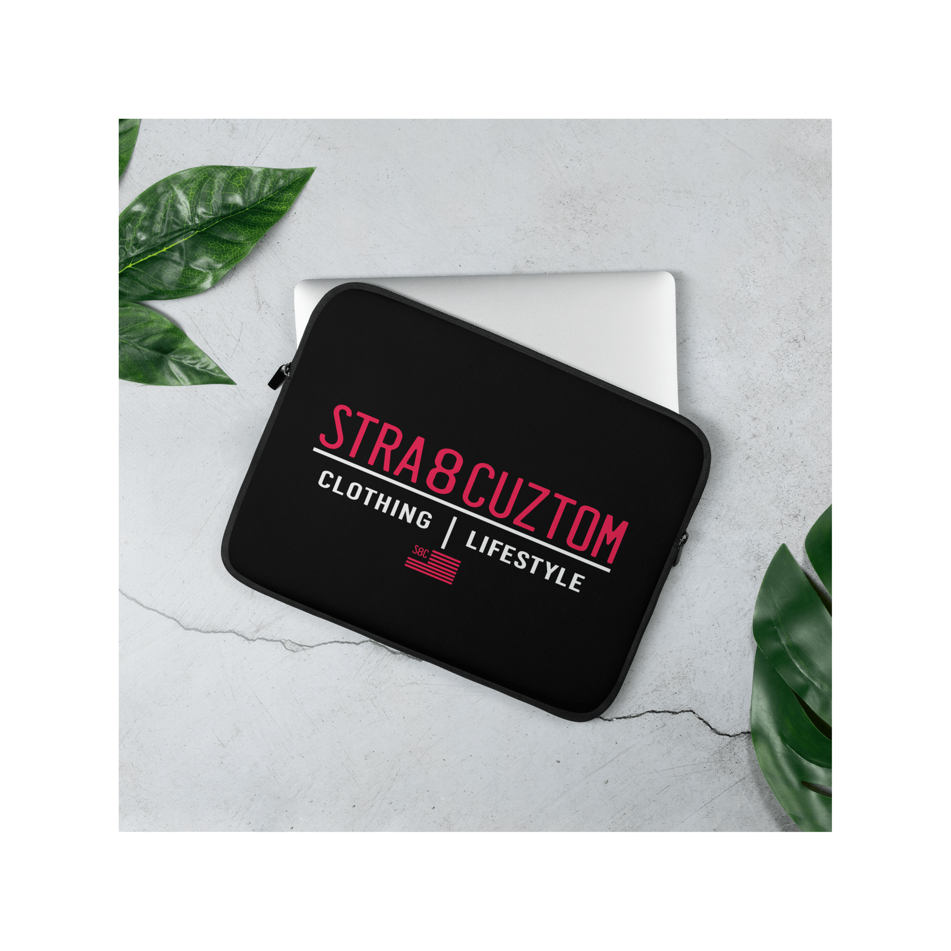 STRA8 CUZTOM Logo Sleeve laptop case